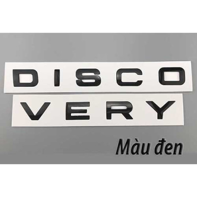  Logo Chữ Dán Discovery Ô tô - 3 Màu Để Bạn Lựa Chọn 