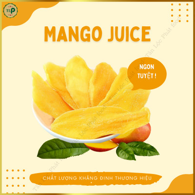 XOÀI SẤY DẺO TÂN LỘC PHÁT BỊCH 150G - THƠM DẺO KHÔNG XƠ - ĐỒ ĂN VẶT YÊU THÍCH