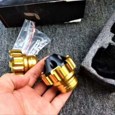 BỘ 2 ĐẦU GÙ CHỐNG ĐỔ BÁNH TRƯỚC TRANG TRÍ BẢO VỆ XE AN TOÀN