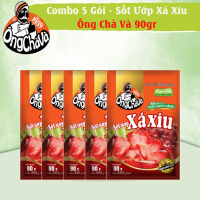 Combo 5 Gói Sốt Xá Xíu Ông Chà Và 90g (Char Siu BBQ Sauce)