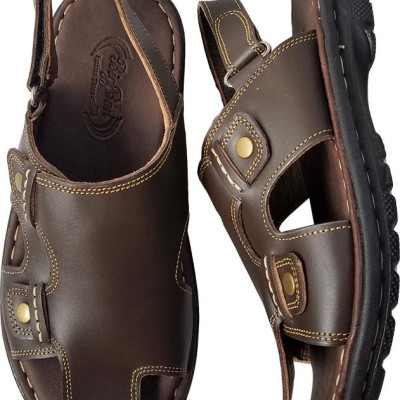 Giày Sandal Bít Mũi  Nam BIGGBEN Da Bò Thật SD78