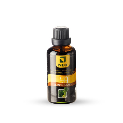 Tinh Dầu Sả Java nguyên chất NEO - Tinh dầu sả java xua đuổi côn trùng, làm đẹp, xông phòng, - 50ml