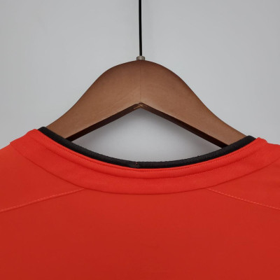 Áo Bóng Đá Retro Manchester United 2002 Dài Tay - Sân Nhà bản cao cấp vải Cotton Polyester