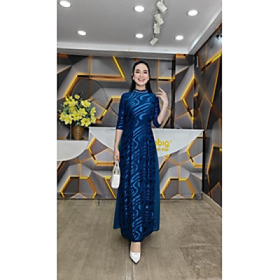 Đầm giả áo dài - Y1758 - Thương hiệu Zonbig