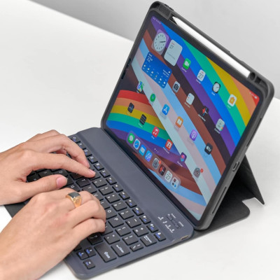 Bao da kèm bàn phím Bluetooth dành cho iPad Air 4 2020 Smart Keyboard hàng nhập khẩu