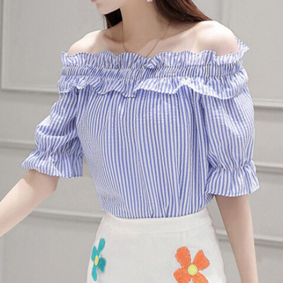 Áo kiểu trễ vai freesize