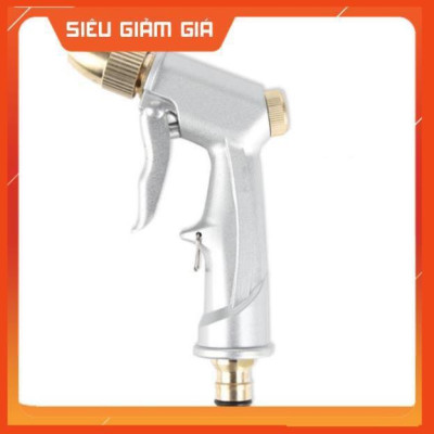 Bộ dây vòi xịt nước rửa xe, tưới cây . tăng áp 3 lần, loại 15m 206701 đầu đồng,cút,nối PE
