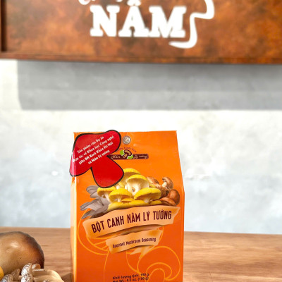 Bột Canh Nấm Chay Lý Tưởng 150g, Nguyên Chất Từ Nấm Thơm Ngon Đậm Vị An Toàn Cho Sức Khoẻ