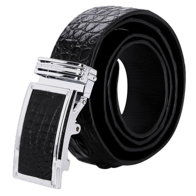 Thắt lưng nam da cá sấu Huy Hoàng gai đuôi 4P màu đen, nâu đất, nâu đỏ, vàng bò HC4721-22-23-25