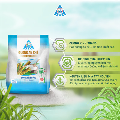 Đường kính trắng Đường An Khê 1kg