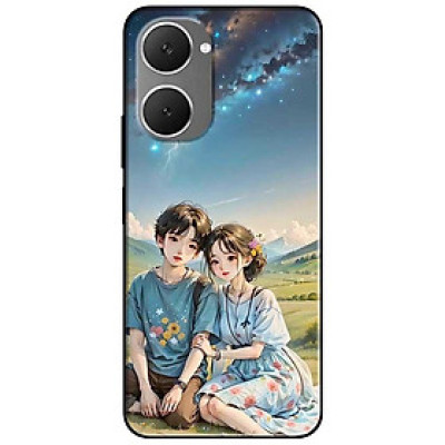 Ốp lưng cho Vivo Y03 - Y03T - Y18 - Y18S - Y18T - Y27 5G - Y28 4G - Y36 - Cặp Đôi Ngồi Đồi - Hàng Chính Hãng