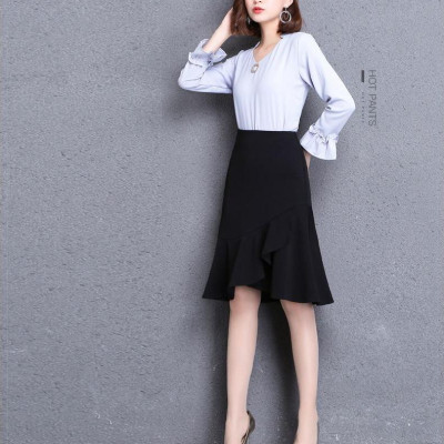 Chân váy đuôi cá tà chéo sang trọng