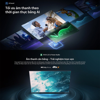 [SP Mới 2025] Smart Tivi Toshiba 43 inch AI 4K UHD 43C350RP - Giao Hàng Toàn Quốc - Bảo Hành 24 Tháng - Hàng Chính Hãng