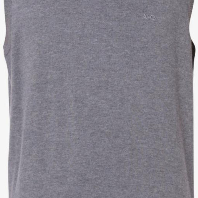 Áo len gile Aligro màu ghi đậm ALENGL011