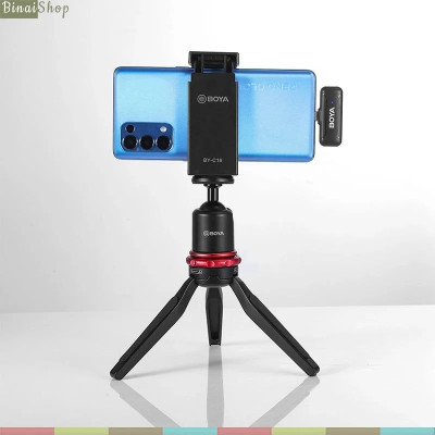 Boya BY-WM3T-U2 / BY-WM3T-D2 - Micro Cài Áo Không Dây 2.4GHz Cho Điện Thoại IOS, Android , Sử Dụng 10 Giờ , Phạm Vi Thu 100m - Hàng chính hãng