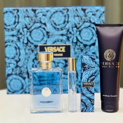 Bộ Nước Hoa Nam Versace Pour Homme Gift Set