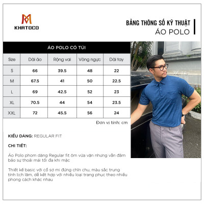 Áo Thun Nam có túi Khatoco A2MN438R2-CNIN639-2610-N