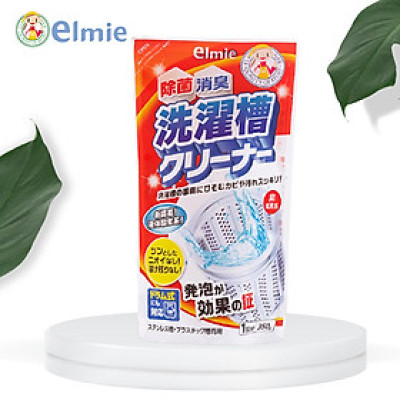 Nước vệ sinh lồng máy giặt Elmie - Túi 350g (Hàng nội địa Nhật)