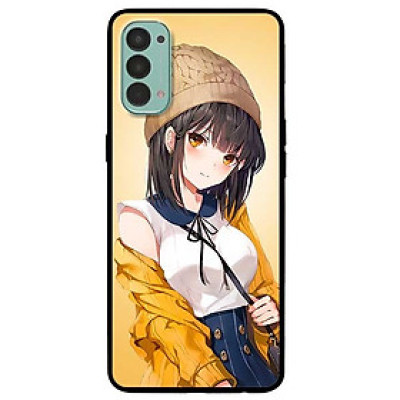 Ốp lưng dành cho Oppo Reno 4 mẫu Cô Gái Áo Vàng