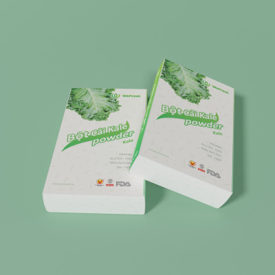 Bột Cải Xoăn Kale Sấy Lạnh Nguyên Chất Hộp 30g  - Detox, thải độc cơ thể, giảm cân, hỗ trợ điều trị tiểu đường