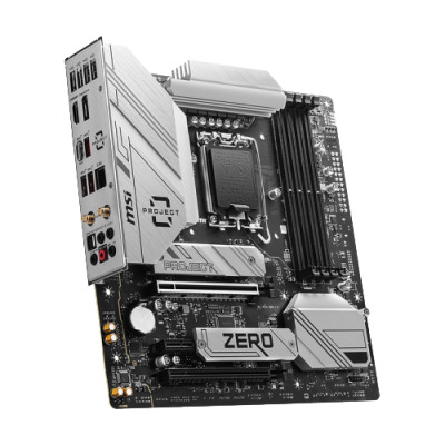 Bo mạch chủ Main MSI B760M PROJECT ZERO Socket LGA 1700 - Hàng Chính Hãng