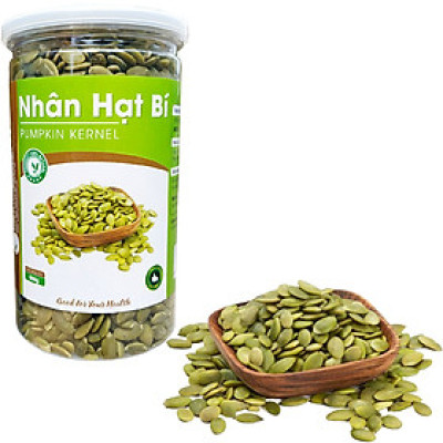 Nhân Hạt Bí Xanh Nhập Khẩu Cao Cấp Thương Hiệu SK FOOD - Hũ 500G