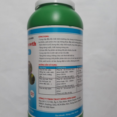 Phân Dơi Hyper Growth giúp Kích Rễ - Bung đọt - Lớn trái - Kháng sâu bệnh Chai 180ml