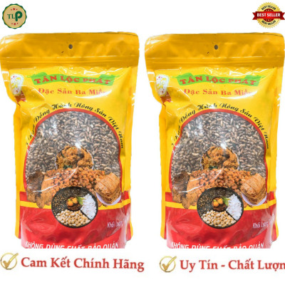 1KG - COMBO 2 BỊCH CƠM GẠO LỨT RONG BIỂN CHẤT LƯỢNG TÂN LỘC PHÁT