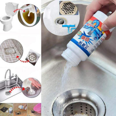 Lọ Bột Thông Cống LKB 110g Thông Tắc Nghẽn Toilet Bồn Chậu Rửa Lavabo Ống Nước Siêu Mạnh