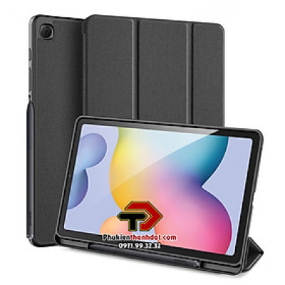 Bao da chống sốc cho Samsung Galaxy Tab S6 Lite 2024 chính hãng Dux Ducis Domo có ngăn đựng bút - Hàng chính hãng