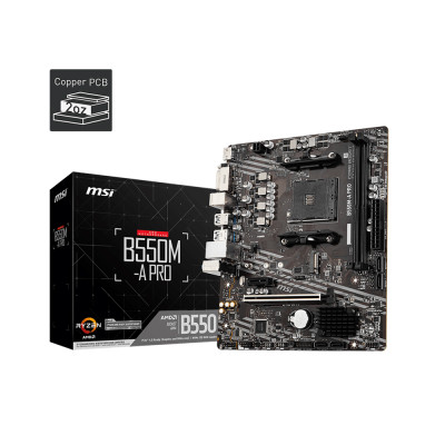 Bo Mạch Chủ Main MSI B550M-A PRO Socket AM4 - Hàng Chính Hãng