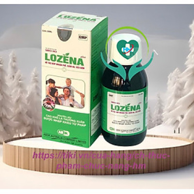 ￼Siro HO LOZENA - Chai 100ml  - Giúp Giảm Ho , Long Đờm , Làm Ấm Đường Hô Hấp, Vinaphar