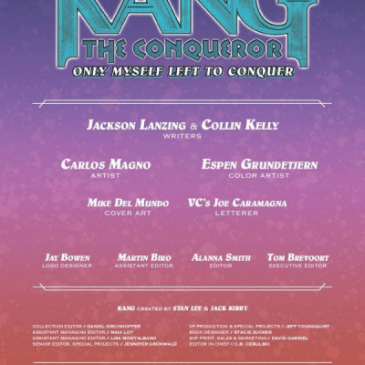 Kang The Conqueror: Only Myself Left To Conquer