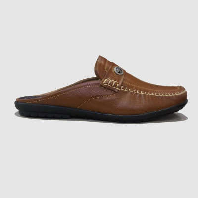 Dép Bít Mũi Nam HÀ NAM Da Bò Thật Cao Cấp GSB20120
