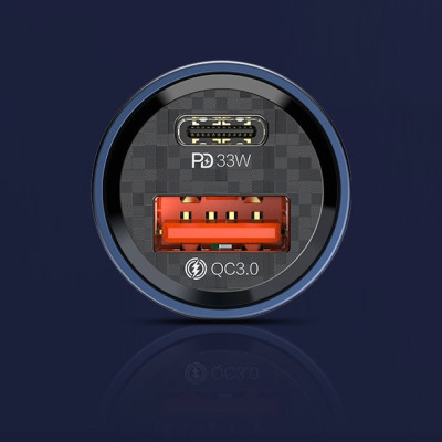 Củ sạc nhanh trên ô tô PD33W RECCI RCC-N17 Hàng chính hãng