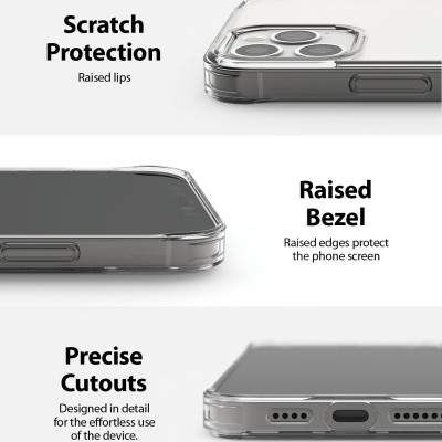 Ốp lưng chống sốc hàng hiệu Ringke Fusion cho iPhone 12 series - Hàng nhập khẩu