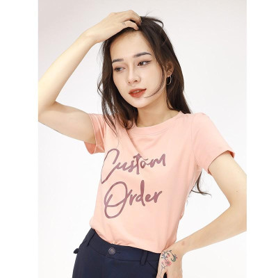 Áo thun nữ in chữ, cổ tròn Emspo ATS0505