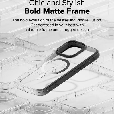 Ốp lưng dành cho iPhone 16 Pro Max / 16 Pro RINGKE Fusion Bold Magnetic - Hàng Chính Hãng