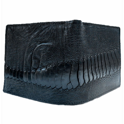 HJ2401-02-03-04  - Ví nam Huy Hoàng da đà điểu màu vàng bò, đen, nâu đất, nâu đỏ