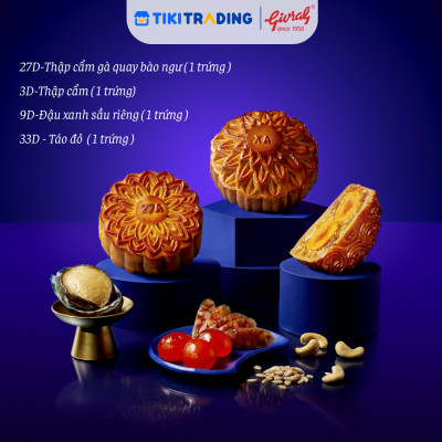 Hộp 4 Bánh Trung Thu Givral Tết Đoàn Viên 9 (150gr)