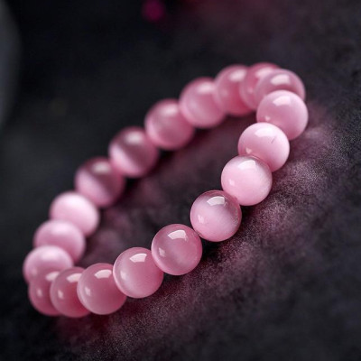 Vòng tay phong thủy đá opal mắt mèo hợp mệnh, chiêu tài hút lộc, bình an VTO1