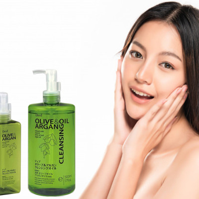 DẦU TẨY TRANG OLIVE & ARGAN DEVE NHẬT BẢN (CHAI 200ML)