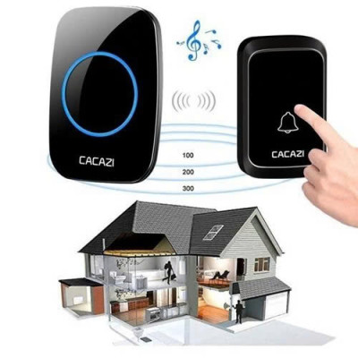 Chuônjg Cửa Không Dây Loại Xịn – Khoảng Cách Kết Nối Lên Tới 300M, Chống Nước, đèn ốp trần