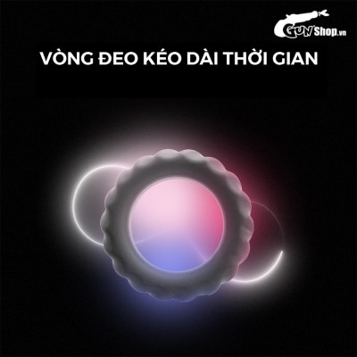 Bao cao su Shell Play Ring 6 tính năng - Hộp 10 cái + 1 Play Box Ring