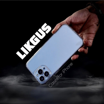 Ốp lưng trong suốt bảo vệ camera cho iPhone 15 / 15 Plus / 15 Pro / 15 Pro Max hiệu Likgus Camshield - thiết kế chống sốc, màng camera - Hàng nhập khẩu