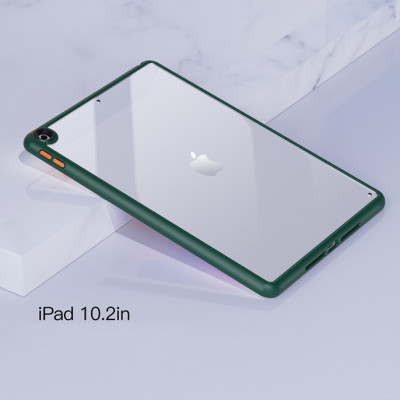 Ốp lưng dành cho iPad Gen 7,8,9 trong suốt Likgus viền màu- Hàng chính hãng