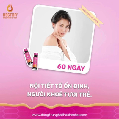 Combo 2 Hộp (20 Chai) Nước Đông Trùng Hạ Thảo Hector Collagen