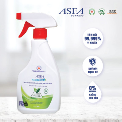[Combo 2 Chai] Nước Xịt kháng khuẩn, Khử Mùi Dành Cho Gia Đình Asfa Home Fresh 500ml