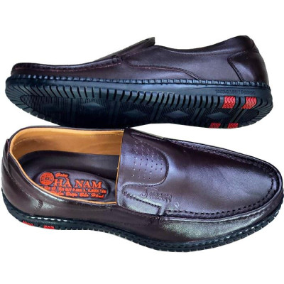 Giày mọi nam da bò thật HÀ NAM cao cấp GM2036