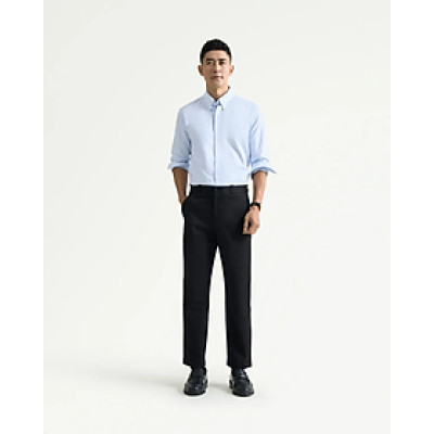 Quần kaki nam màu đen form slimcrop - RT 10S25PCA017 | ROUTINE CÀ MAU